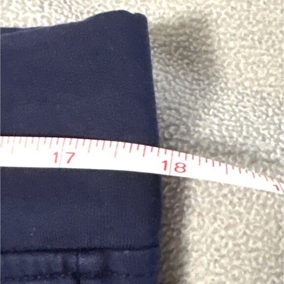 L-RL Sweatpants Navy Woman’s L WideLeg Drawstring Pockets - Picture 4 of 6